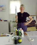 Anouk Johanna teaches youth art and adult printmaking classes at the Santa Cruz Mountains Art Center