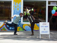 Jon Wagman, artist, leads life drawing classes at the Santa Cruz Mountains Art Center